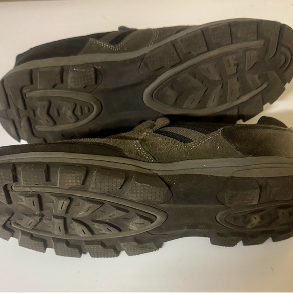 Outdoor Life Men's Slip-On Loafers in Olive Green and Black - Picture 3 of 4